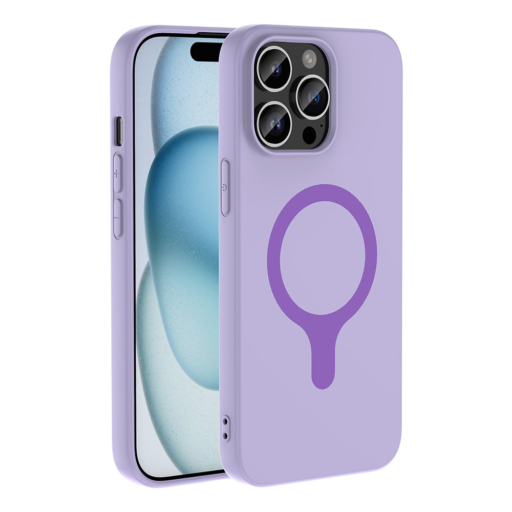 __vg|Lila|0|8680436940228-01|Apple iPhone 14 Pro Max Kılıf MagSafe Şarj Özellikli Gordonix Aris Silikon Kapak