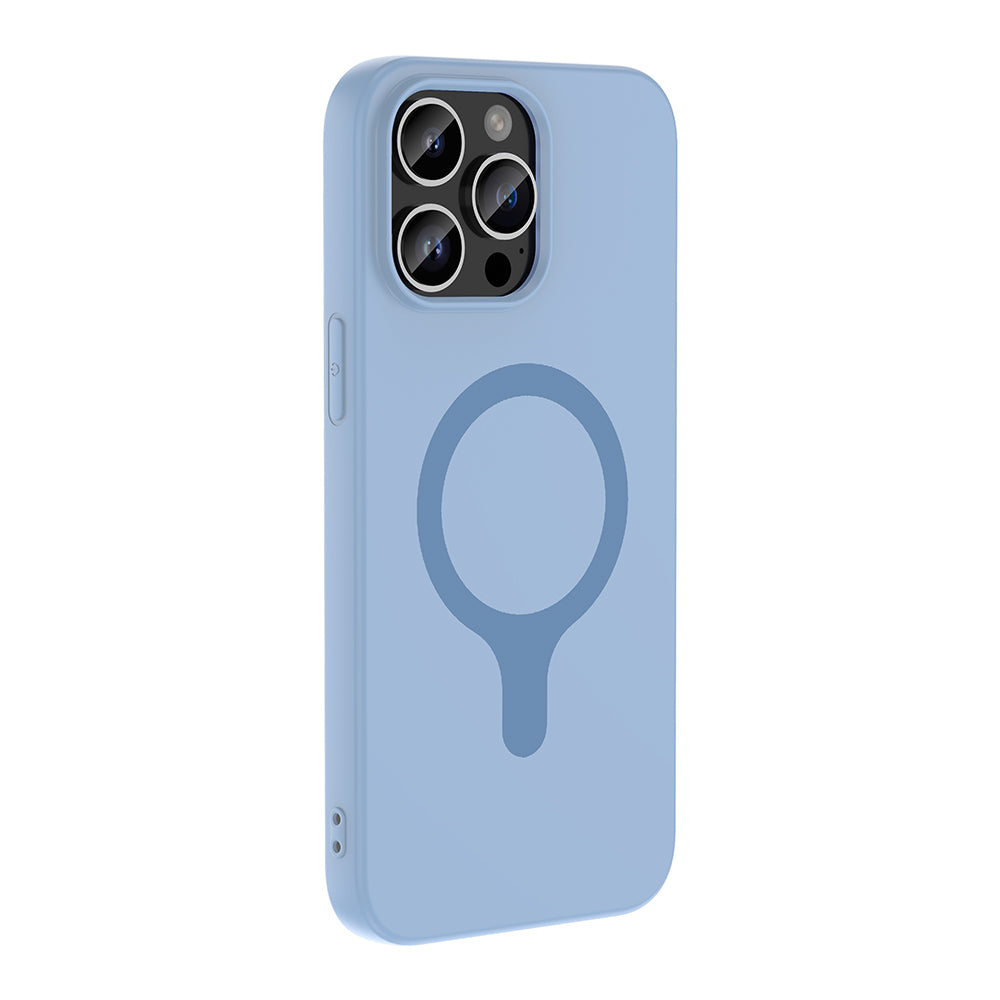 __vg|Baby Blue|2|8680436940235-03|Apple iPhone 14 Pro Max Kılıf MagSafe Şarj Özellikli Gordonix Aris Silikon Kapak