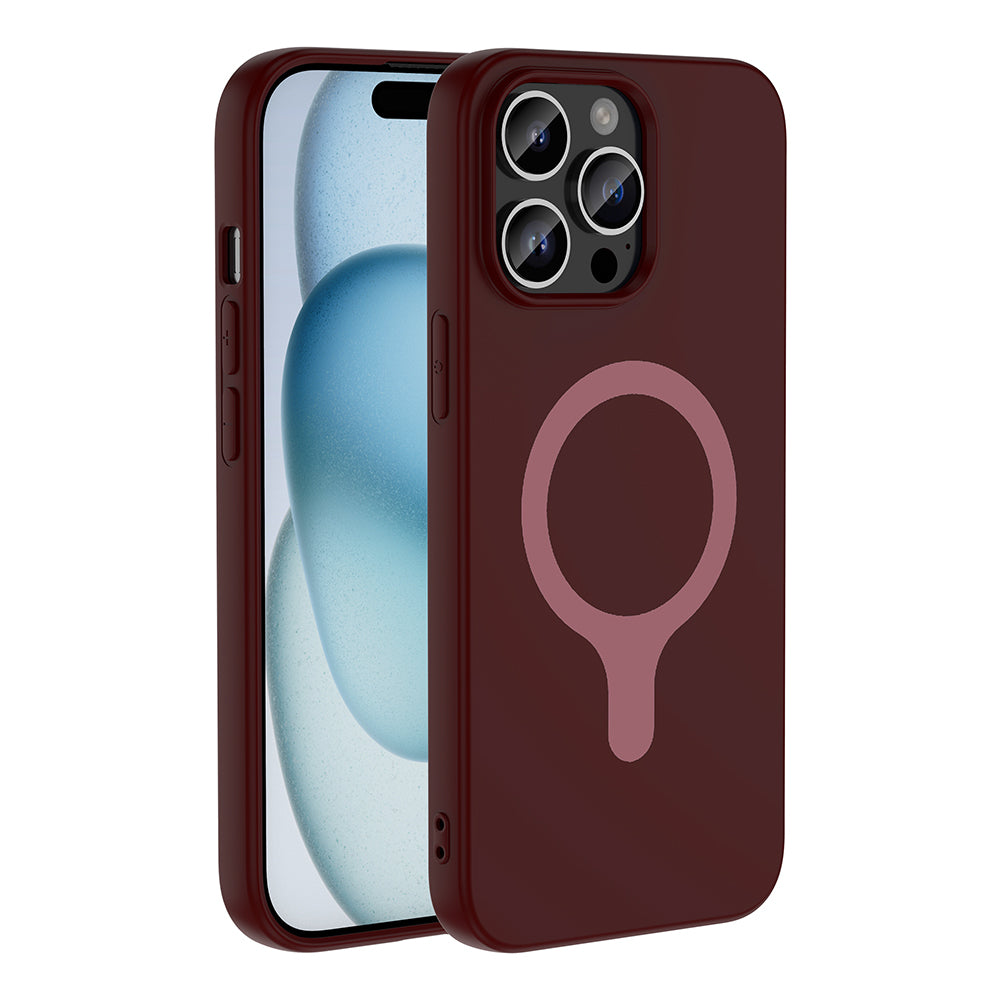 __vg|Mürdüm|0|8680436940242-01|Apple iPhone 14 Pro Max Kılıf MagSafe Şarj Özellikli Gordonix Aris Silikon Kapak