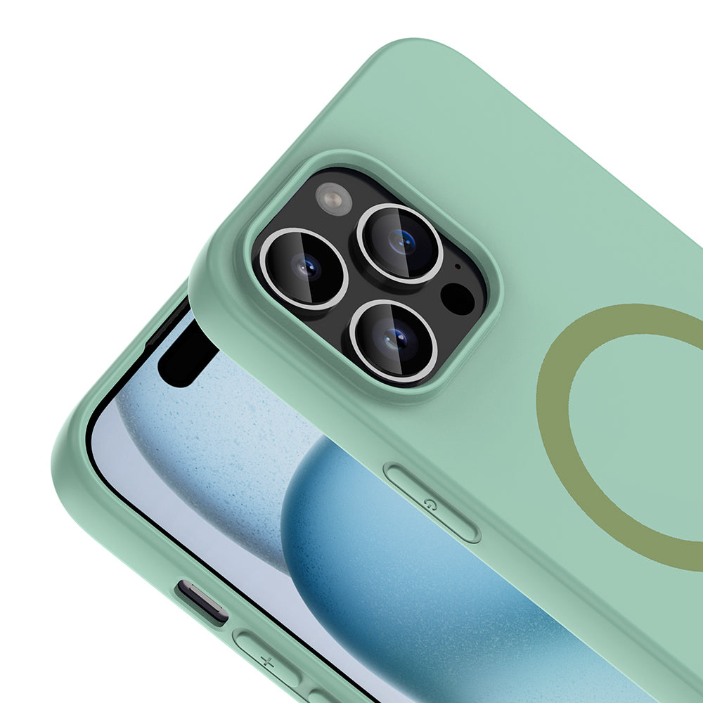 __vg|Turkuaz|1|8680436940259-02|Apple iPhone 14 Pro Max Kılıf MagSafe Şarj Özellikli Gordonix Aris Silikon Kapak