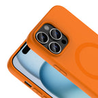 __vg|Turuncu|1|8680436940303-02|Apple iPhone 14 Pro Max Kılıf MagSafe Şarj Özellikli Gordonix Aris Silikon Kapak