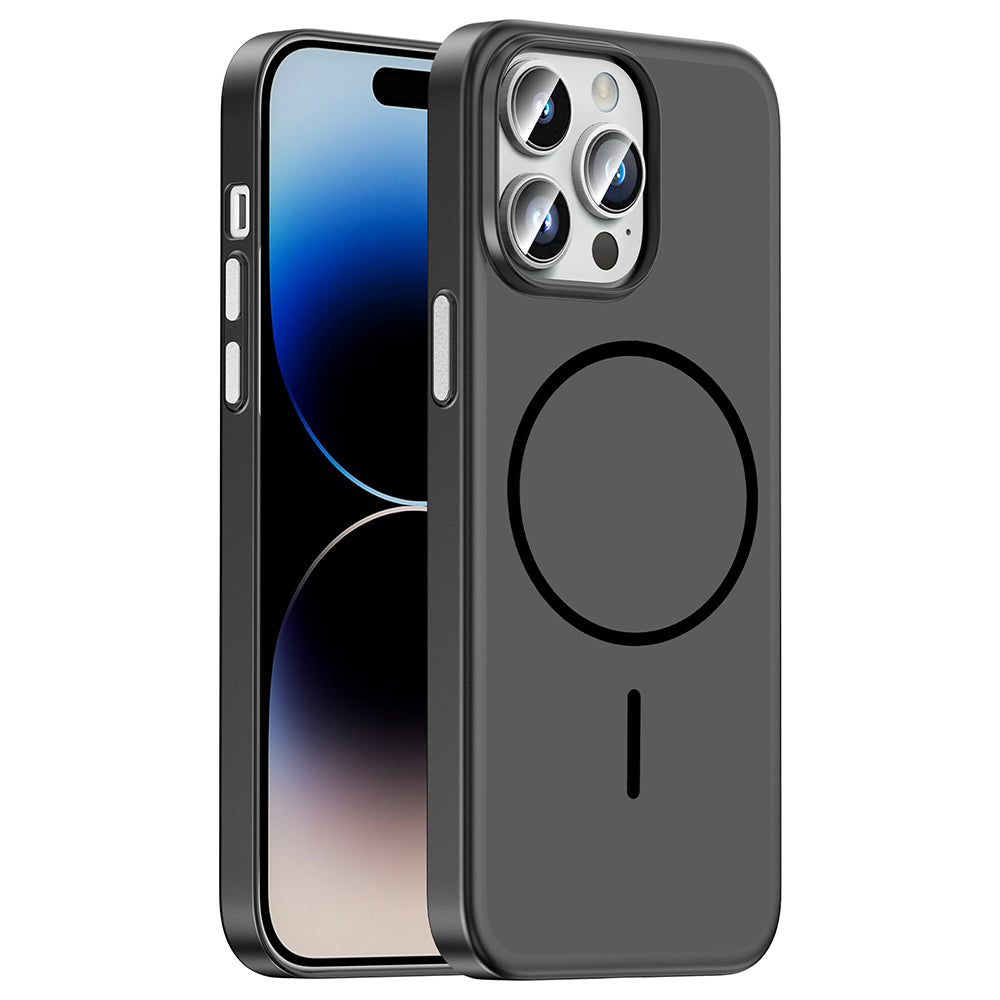 __vg|Siyah|0|8680436941348-01|Apple iPhone 14 Pro Max Kılıf MagSafe Şarj Özellikli Gordonix Lora PC Kapak