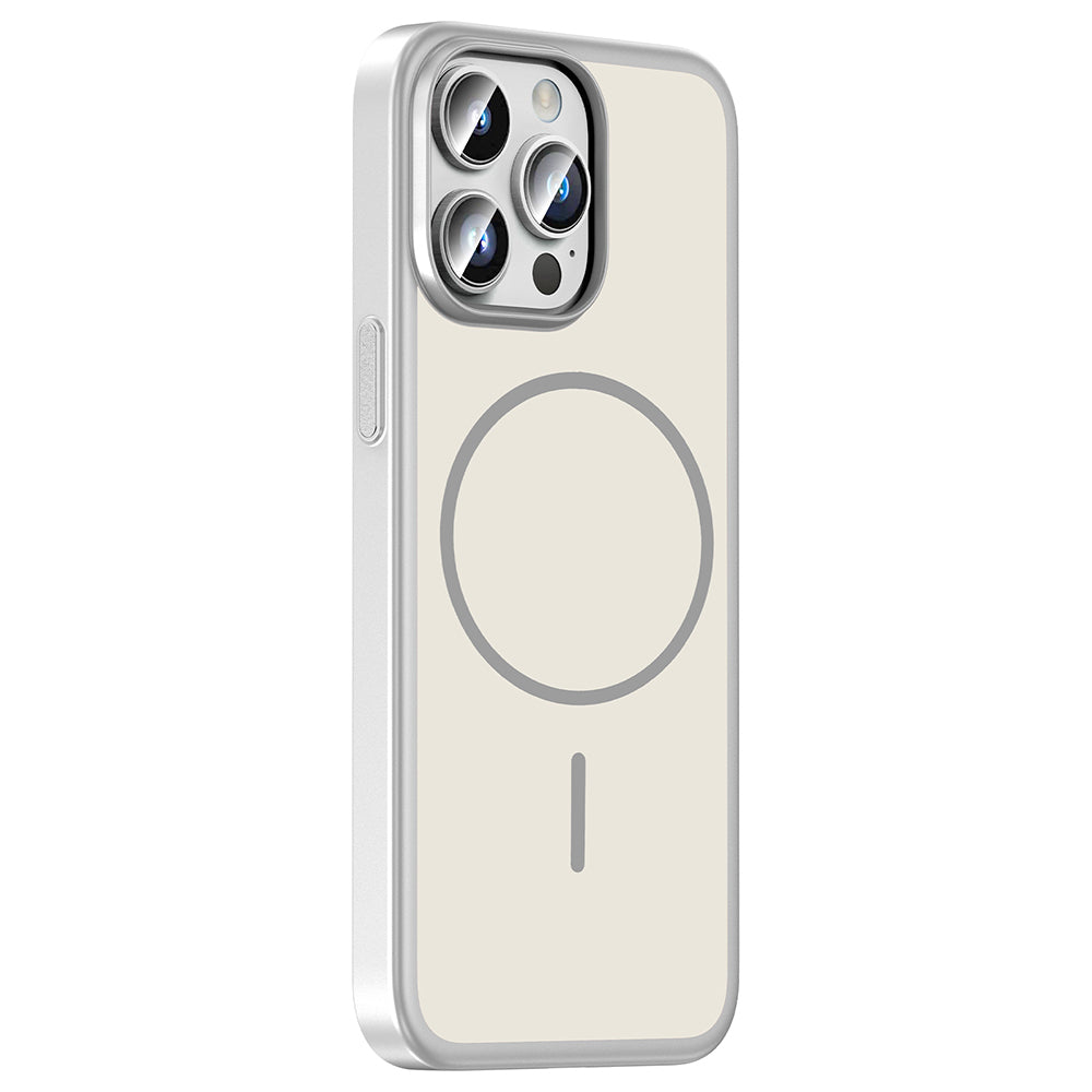 __vg|Gümüş|1|8680436941355-02|Apple iPhone 14 Pro Max Kılıf MagSafe Şarj Özellikli Gordonix Lora PC Kapak