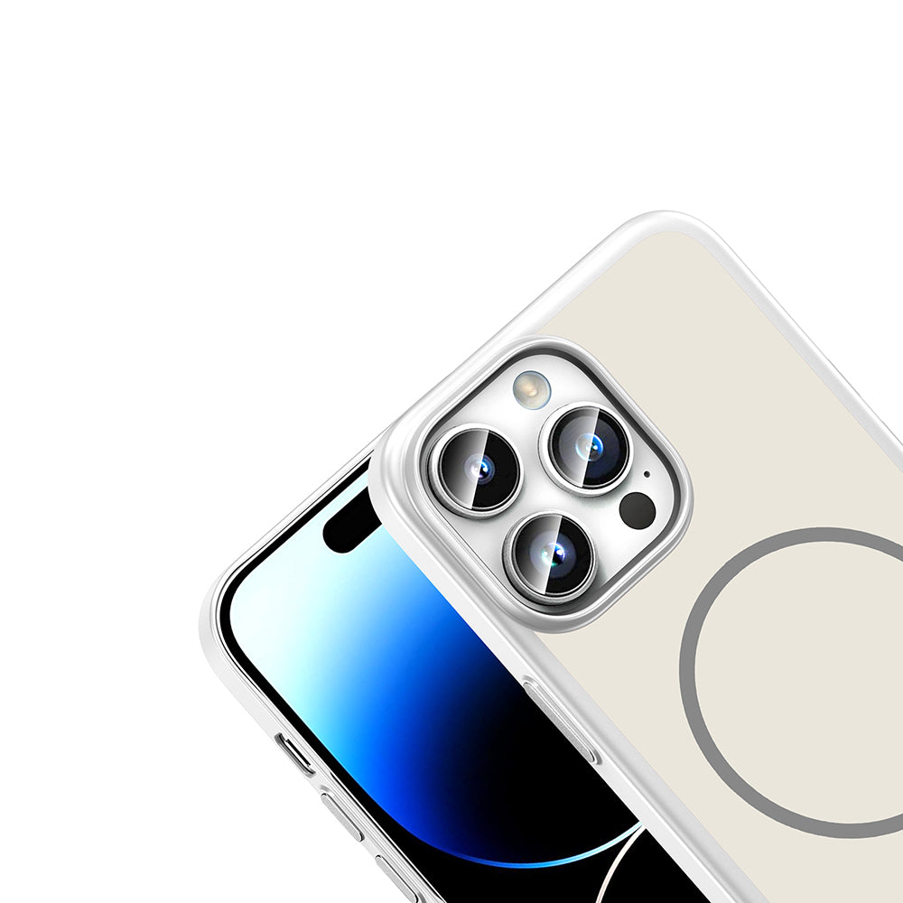 __vg|Gümüş|2|8680436941355-03|Apple iPhone 14 Pro Max Kılıf MagSafe Şarj Özellikli Gordonix Lora PC Kapak