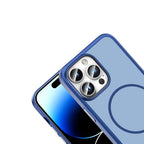 __vg|Lacivert|2|8680436941362-03|Apple iPhone 14 Pro Max Kılıf MagSafe Şarj Özellikli Gordonix Lora PC Kapak