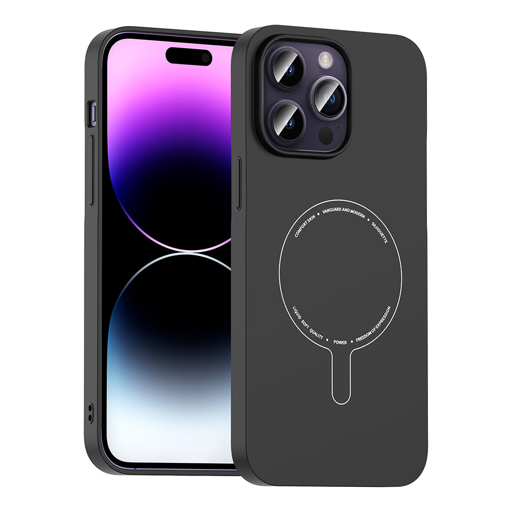 __vg|Siyah|0|8680436941928-01|Apple iPhone 14 Pro Max Kılıf MagSafe Şarj Özellikli Kamera Korumalı Gordonix Elio Sert PC Kapak
