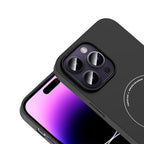 __vg|Siyah|2|8680436941928-03|Apple iPhone 14 Pro Max Kılıf MagSafe Şarj Özellikli Kamera Korumalı Gordonix Elio Sert PC Kapak