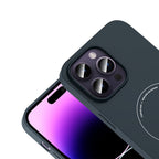 __vg|Lacivert|2|8680436941935-03|Apple iPhone 14 Pro Max Kılıf MagSafe Şarj Özellikli Kamera Korumalı Gordonix Elio Sert PC Kapak