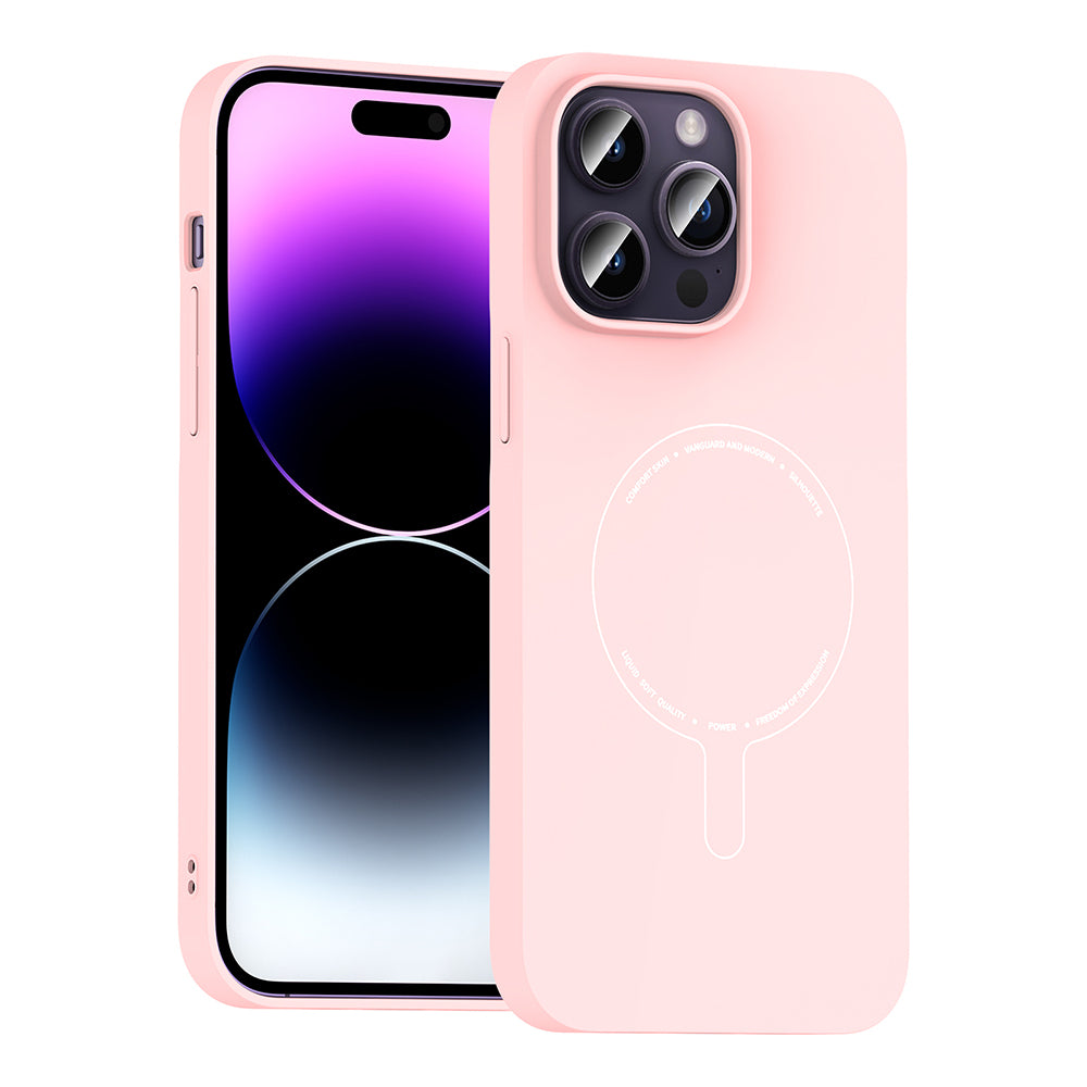 __vg|Açık Pembe|0|8680436941942-01|Apple iPhone 14 Pro Max Kılıf MagSafe Şarj Özellikli Kamera Korumalı Gordonix Elio Sert PC Kapak