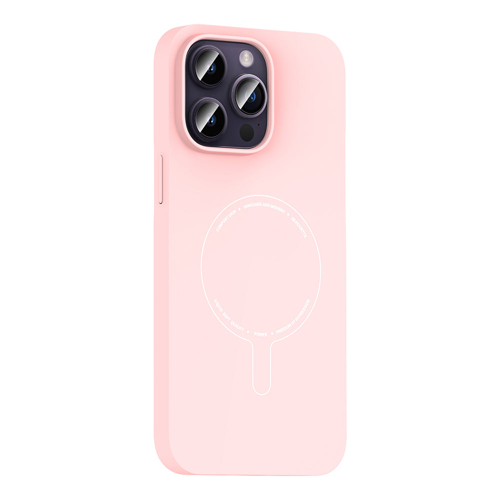 __vg|Açık Pembe|1|8680436941942-02|Apple iPhone 14 Pro Max Kılıf MagSafe Şarj Özellikli Kamera Korumalı Gordonix Elio Sert PC Kapak