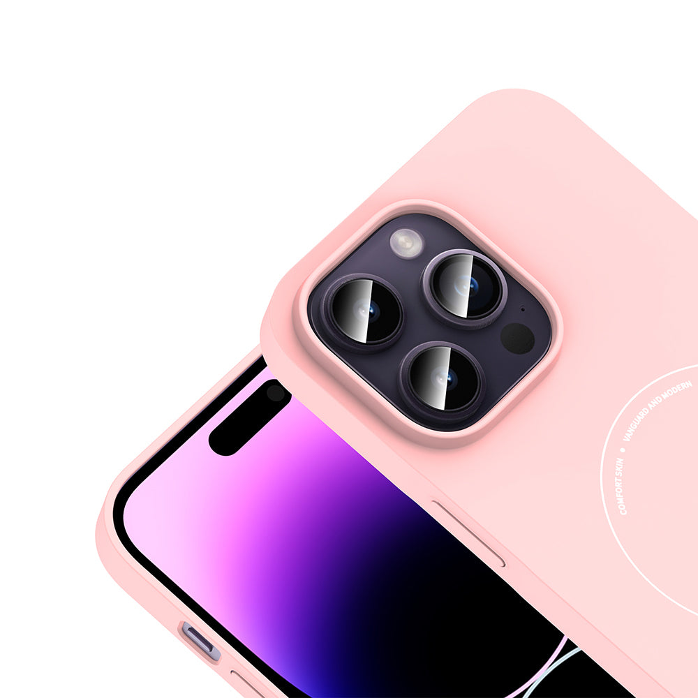 __vg|Açık Pembe|2|8680436941942-03|Apple iPhone 14 Pro Max Kılıf MagSafe Şarj Özellikli Kamera Korumalı Gordonix Elio Sert PC Kapak