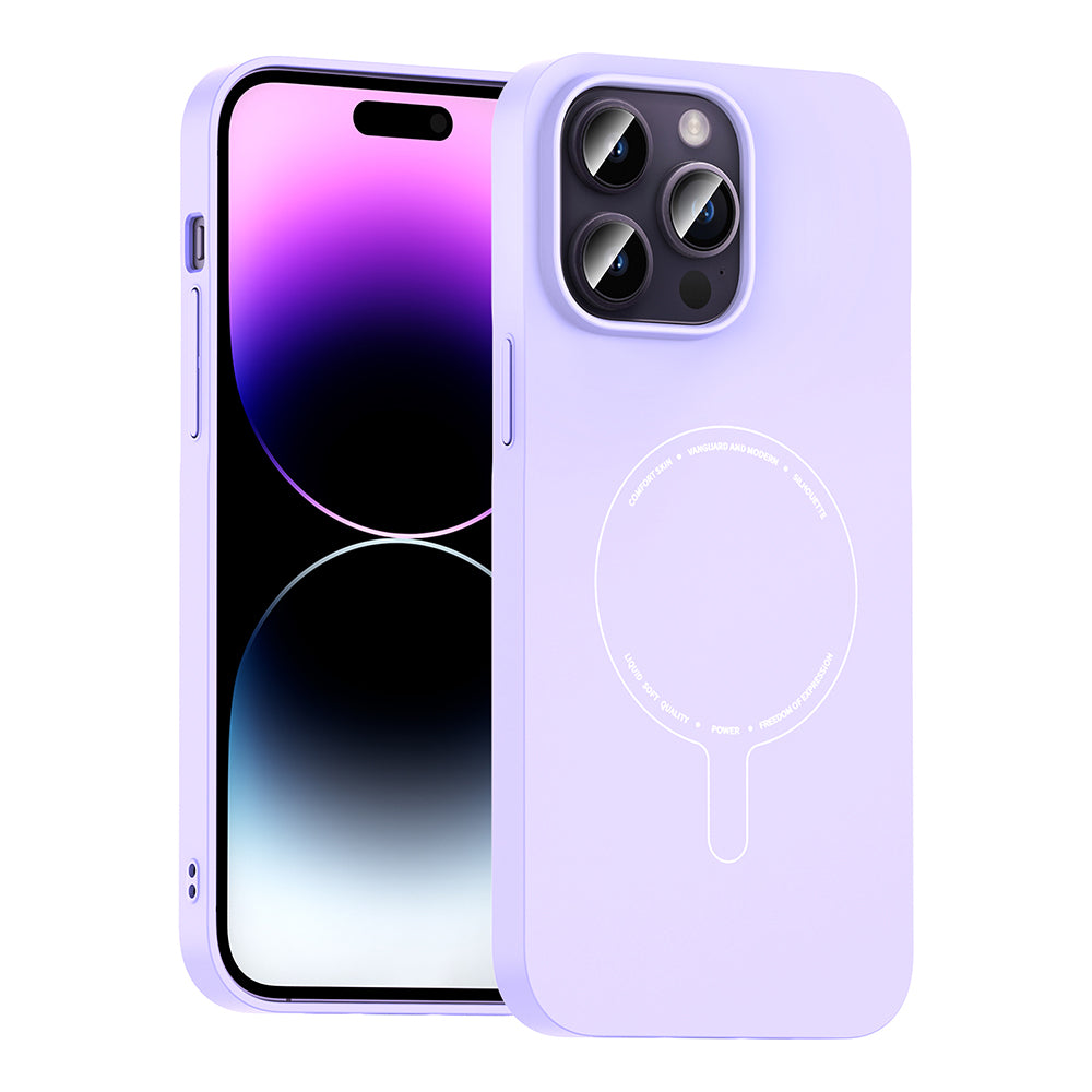 __vg|Lila|0|8680436941959-01|Apple iPhone 14 Pro Max Kılıf MagSafe Şarj Özellikli Kamera Korumalı Gordonix Elio Sert PC Kapak