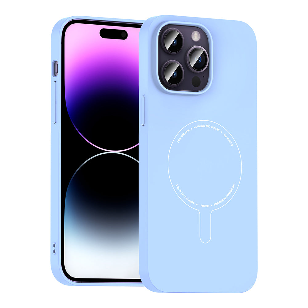 __vg|Açık Mavi|0|8680436941966-01|Apple iPhone 14 Pro Max Kılıf MagSafe Şarj Özellikli Kamera Korumalı Gordonix Elio Sert PC Kapak