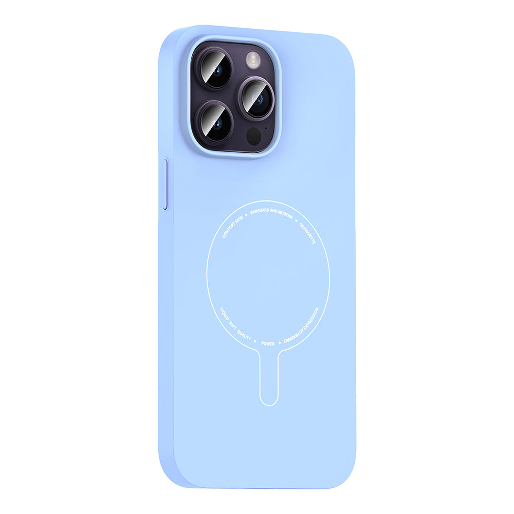 __vg|Açık Mavi|1|8680436941966-02|Apple iPhone 14 Pro Max Kılıf MagSafe Şarj Özellikli Kamera Korumalı Gordonix Elio Sert PC Kapak
