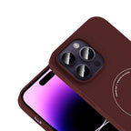 __vg|Bordo|2|8680436941973-03|Apple iPhone 14 Pro Max Kılıf MagSafe Şarj Özellikli Kamera Korumalı Gordonix Elio Sert PC Kapak