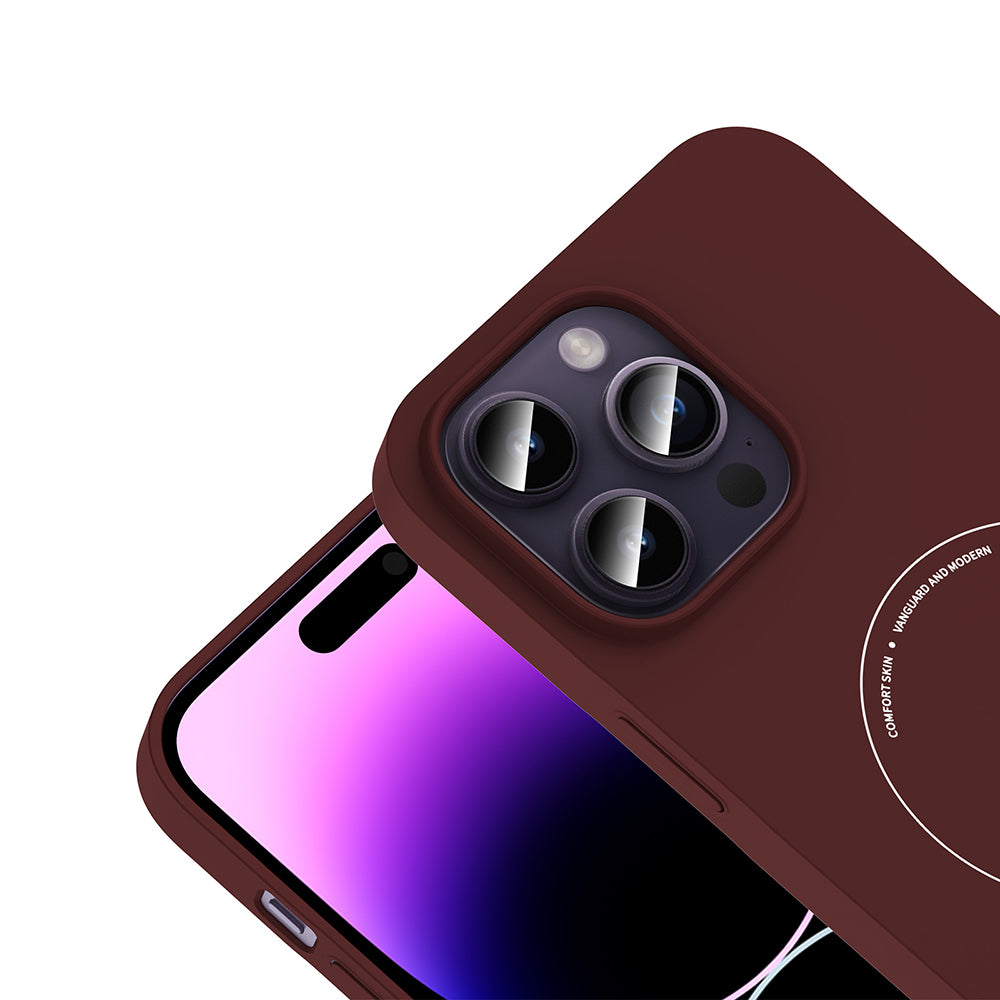 __vg|Bordo|2|8680436941973-03|Apple iPhone 14 Pro Max Kılıf MagSafe Şarj Özellikli Kamera Korumalı Gordonix Elio Sert PC Kapak