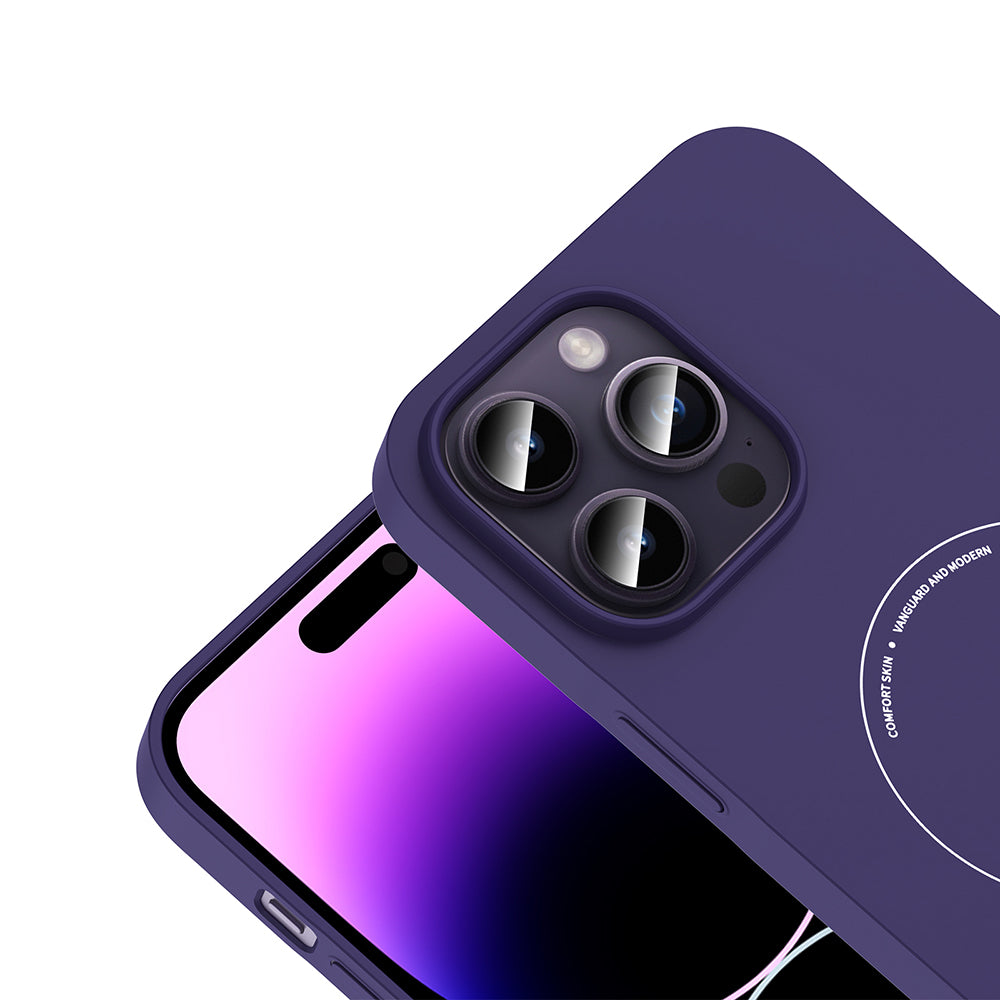 __vg|Derin Mor|2|8680436941980-03|Apple iPhone 14 Pro Max Kılıf MagSafe Şarj Özellikli Kamera Korumalı Gordonix Elio Sert PC Kapak