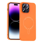 __vg|Turuncu|0|8680436941997-01|Apple iPhone 14 Pro Max Kılıf MagSafe Şarj Özellikli Kamera Korumalı Gordonix Elio Sert PC Kapak