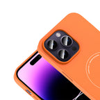 __vg|Turuncu|2|8680436941997-03|Apple iPhone 14 Pro Max Kılıf MagSafe Şarj Özellikli Kamera Korumalı Gordonix Elio Sert PC Kapak