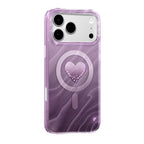__vg|Mor|0|8680436945650-01|Apple iPhone 17 Pro Max Kılıf MagSafe Şarj Özellikli Orjinal Swarovski Taşlı Gordonix Paris Rovix Sert PC Kapak