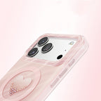__vg|Pembe|3|8680436945667-04|Apple iPhone 17 Pro Max Kılıf MagSafe Şarj Özellikli Orjinal Swarovski Taşlı Gordonix Paris Rovix Sert PC Kapak