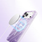 __vg|Açık Mor|4|8680436945674-05|Apple iPhone 17 Pro Max Kılıf MagSafe Şarj Özellikli Orjinal Swarovski Taşlı Gordonix Paris Rovix Sert PC Kapak