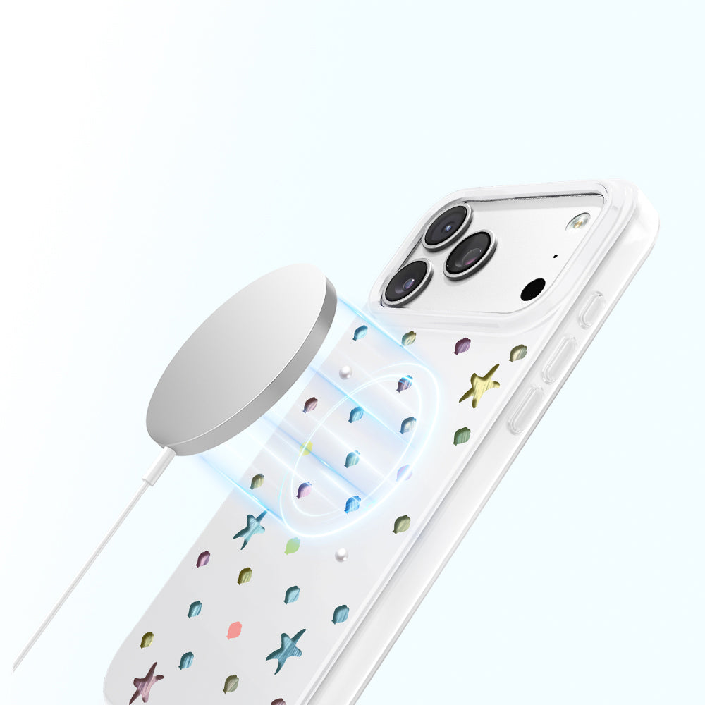 __vg|Beyaz|5|8680436945780-06|Apple iPhone 17 Pro Max Kılıf MagSafe Şarj Özellikli Gordonix Paris Axen Sert PC Kapak