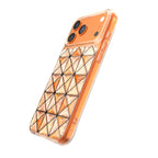 __vg|Turuncu|1|8680436946015-02|Apple iPhone 17 Pro Max Kılıf 3D Buz Blok Desenli Gordonix Paris Kairo TPU Kapak