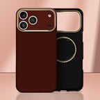 __vg|Bordo|1|8680436946350-02|Apple iPhone 17 Pro Max Kılıf MagSafe Şarj Özellikli Gordonix Paris Zerre Sert PC Kapak