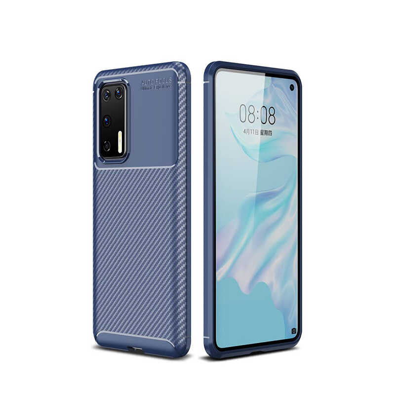 __vg|Lacivert|0|8682314012140-01|Huawei P40 Kılıf Gordonix Negro Silikon Kapak