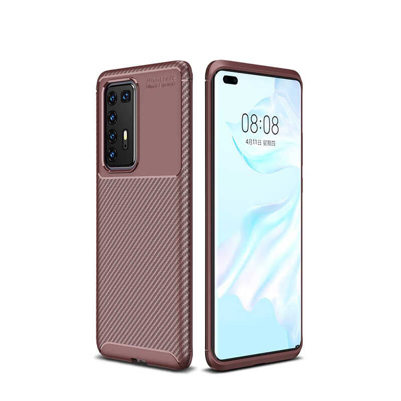 __vg|Kahverengi|0|8682314012188-01|Huawei P40 Pro Kılıf Gordonix Negro Silikon Kapak