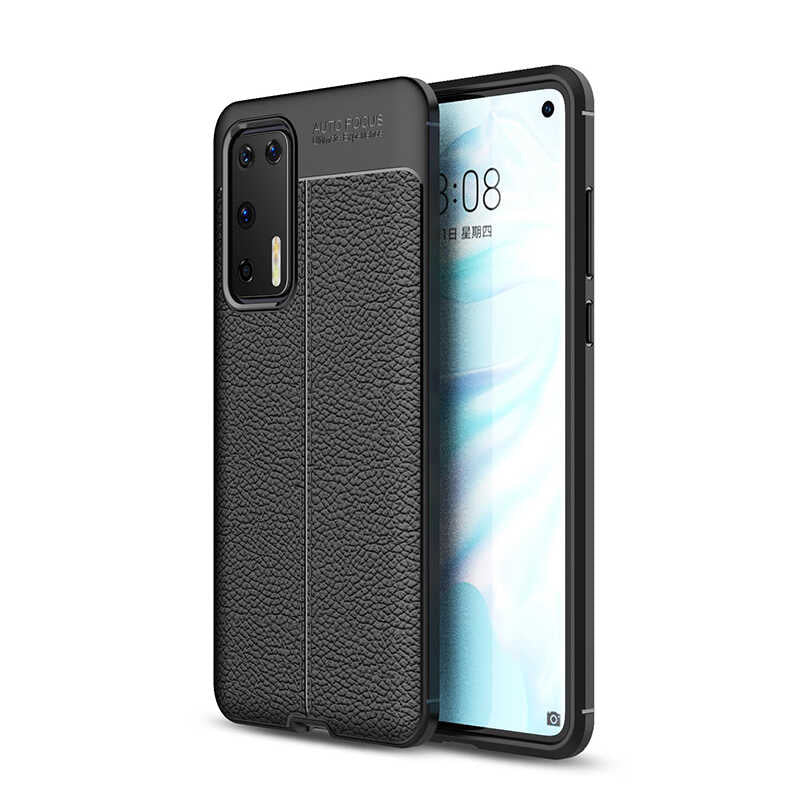 __vg|Siyah|0|8682314012195-01|Huawei P40 Kılıf Gordonix Niss Silikon Kapak