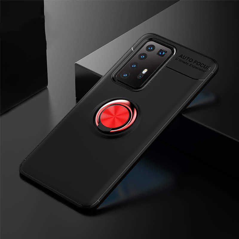 __vg|Siyah-Kırmızı|0|8682314015615-01|Huawei P40 Pro Kılıf Gordonix Ravel Silikon Kapak