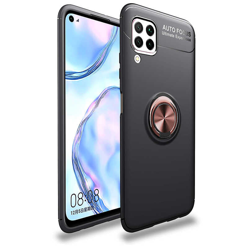 __vg|Siyah-Rose Gold|0|8682314020862-01|Huawei P40 Lite Kılıf Gordonix Ravel Silikon Kapak