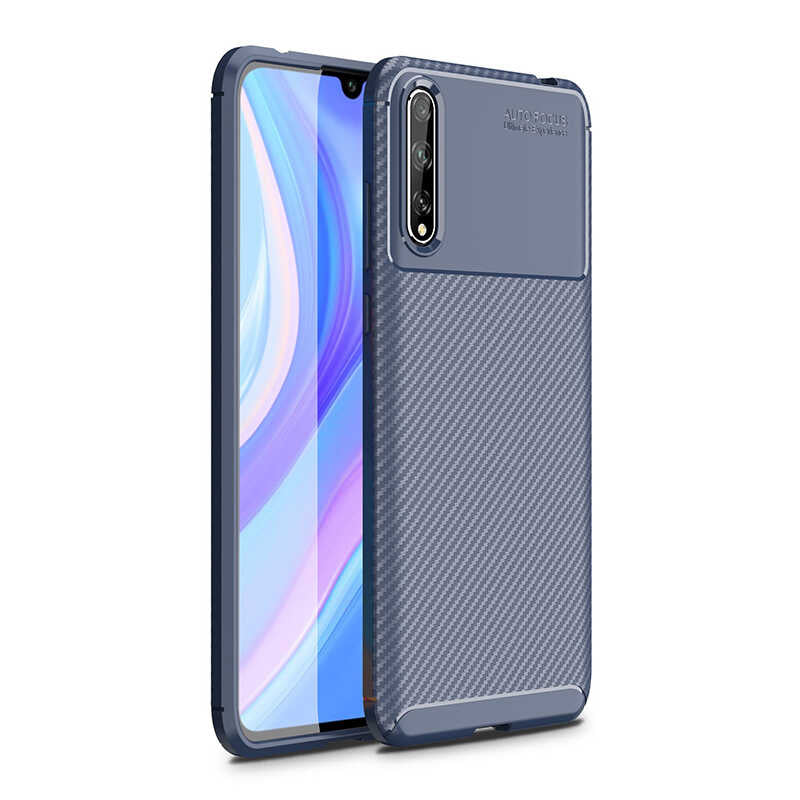__vg|Lacivert|0|8682314034524-01|Huawei P Smart S (Y8P) Kılıf Gordonix Negro Silikon Kapak