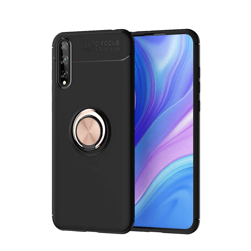 __vg|Siyah-Rose Gold|0|8682314034609-01|Huawei P Smart S (Y8P) Kılıf Gordonix Ravel Silikon Kapak