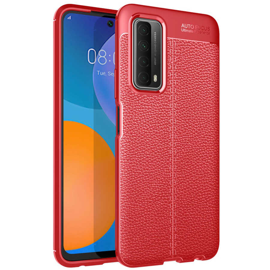 __vg|Kırmızı|0|8682314085182-01|Huawei P Smart 2021 Kılıf Gordonix Niss Silikon Kapak