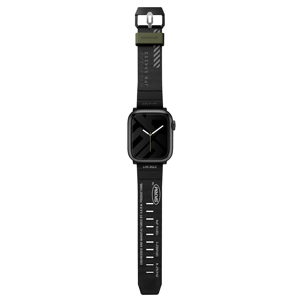 __vg|Siyah|0|8886461241778-01|Apple Watch 42mm SkinArma Shokku Silikon Kordon