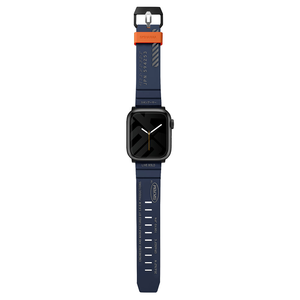 __vg|Mavi|0|8886461241785-01|Apple Watch 42mm SkinArma Shokku Silikon Kordon
