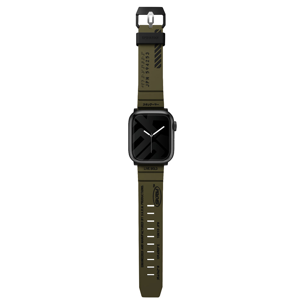 __vg|Olive|0|8886461241792-01|Apple Watch 42mm SkinArma Shokku Silikon Kordon