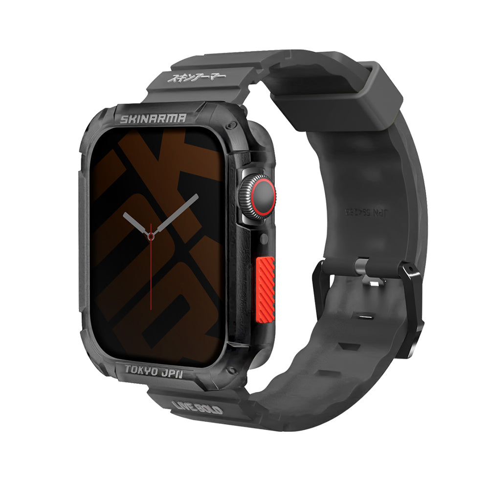 __vg|Füme|0|8886461241815-01|Apple Watch 44mm SkinArma Kurono Sert PC Kasa Koruyucu + Shokku Silikon Kordon