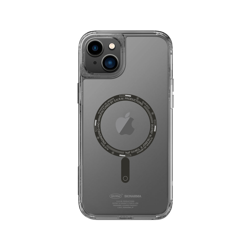 __vg|Füme|0|8886461241969-01|Apple iPhone 14 Plus Kılıf SkinArma Şeffaf Airbag Tasarımlı MagSafe Şarj Özellikli Saido Kapak