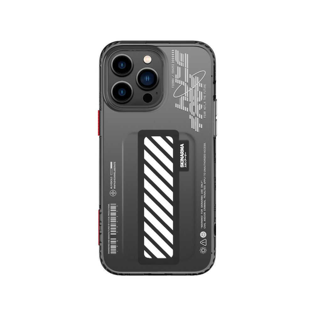 __vg|Füme|0|8886461242089-01|Apple iPhone 14 Pro Max Kılıf SkinArma Şeffaf Desenli Kaze Kapak