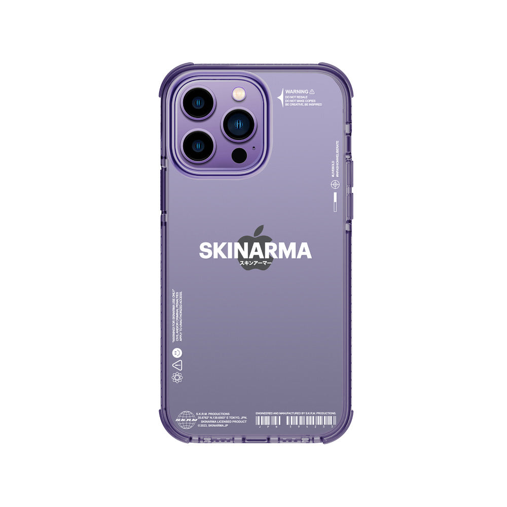 __vg|Mor|0|8886461242799-01|Apple iPhone 14 Pro Max Kılıf SkinArma Şeffaf Airbag Tasarımlı Iro Kapak
