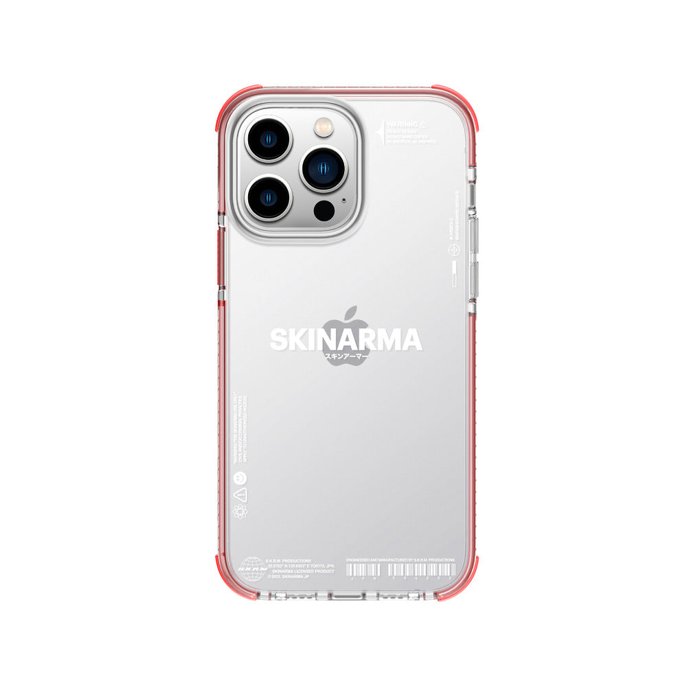 __vg|Kırmızı|0|8886461242805-01|Apple iPhone 14 Pro Max Kılıf SkinArma Şeffaf Airbag Tasarımlı Iro Kapak