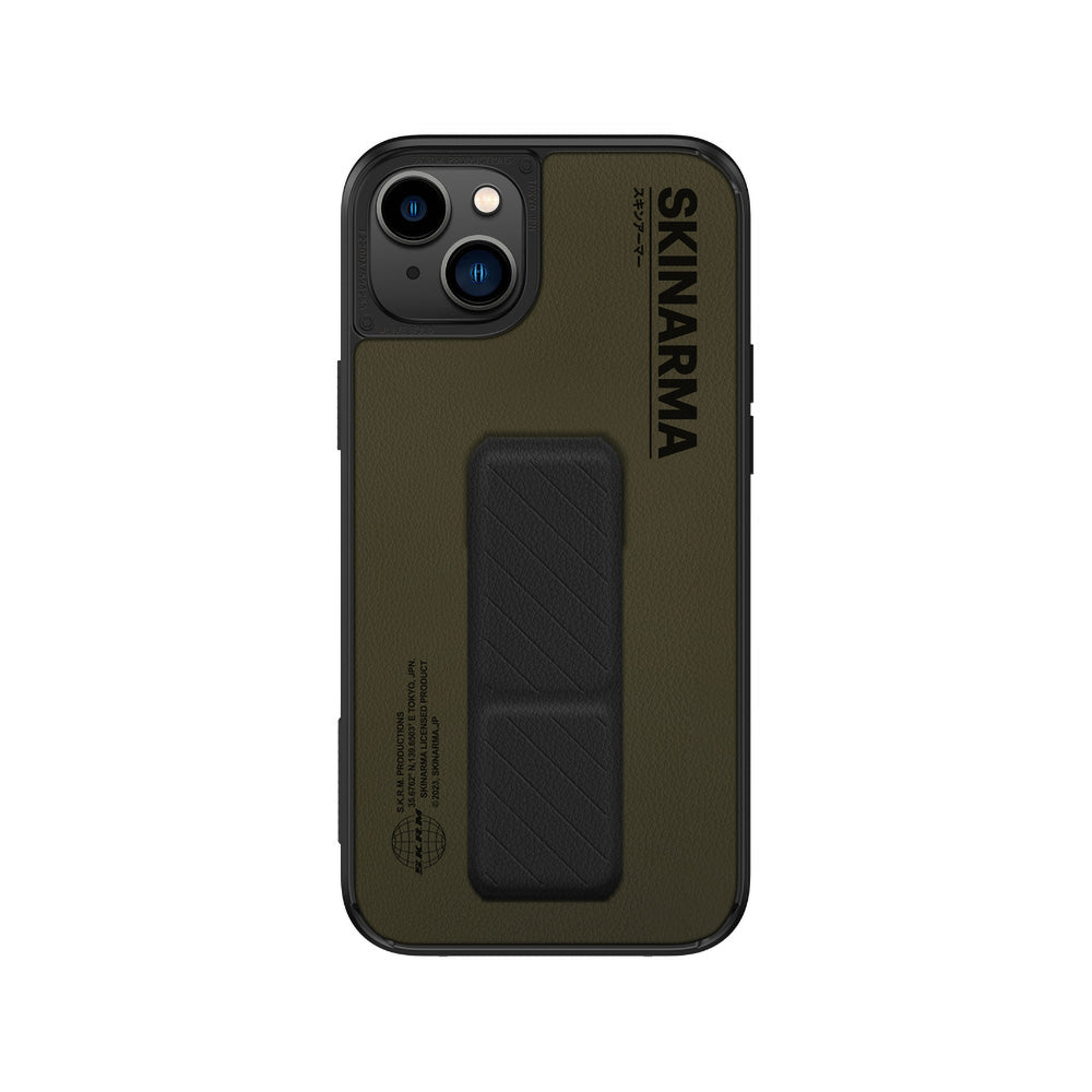 __vg|Olive|0|8886461242836-01|Apple iPhone 14 Kılıf SkinArma Standlı Deri Görünümlü Gyo Kapak