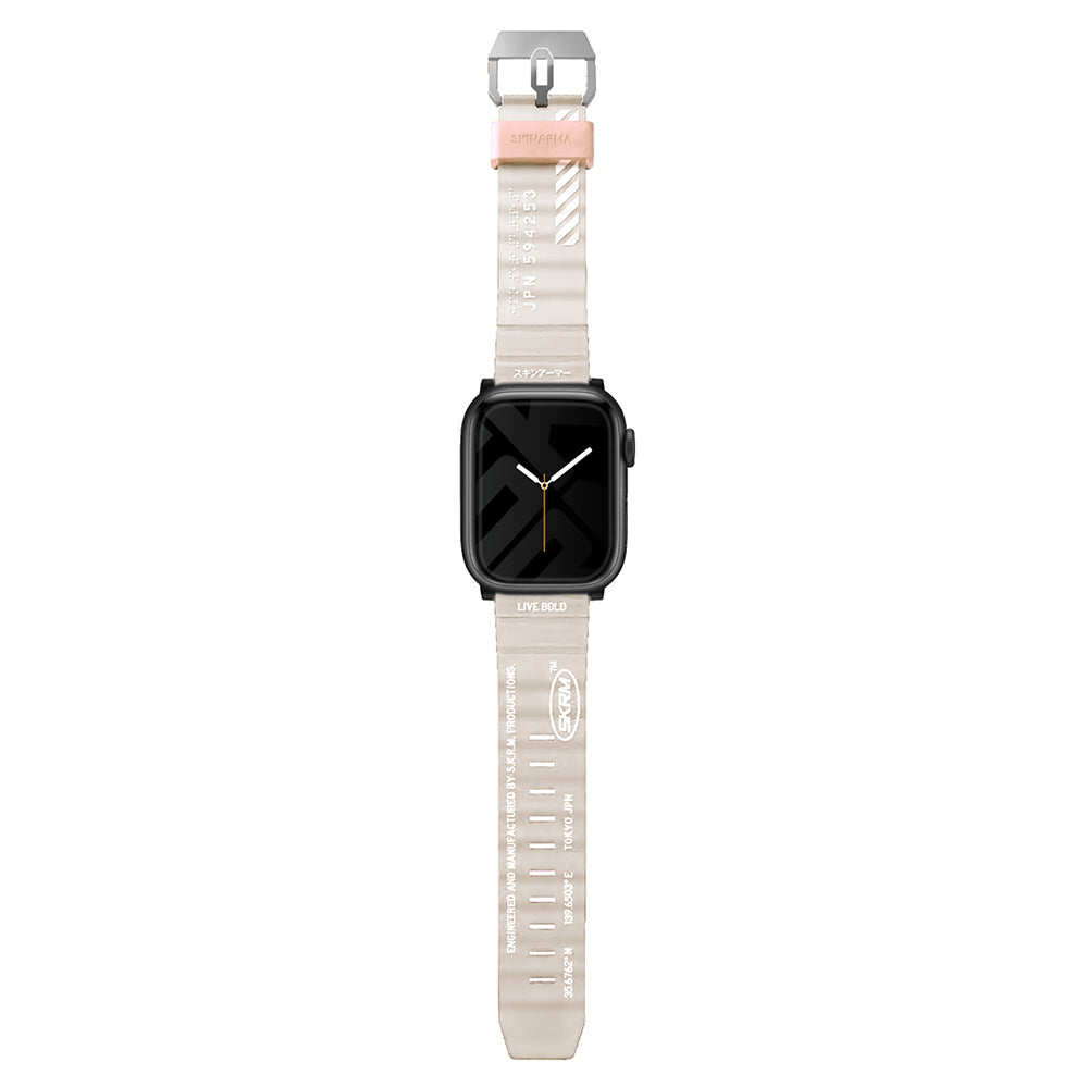 __vg|Krem|0|8886461243390-01|Apple Watch 42mm SkinArma Shokku Silikon Kordon