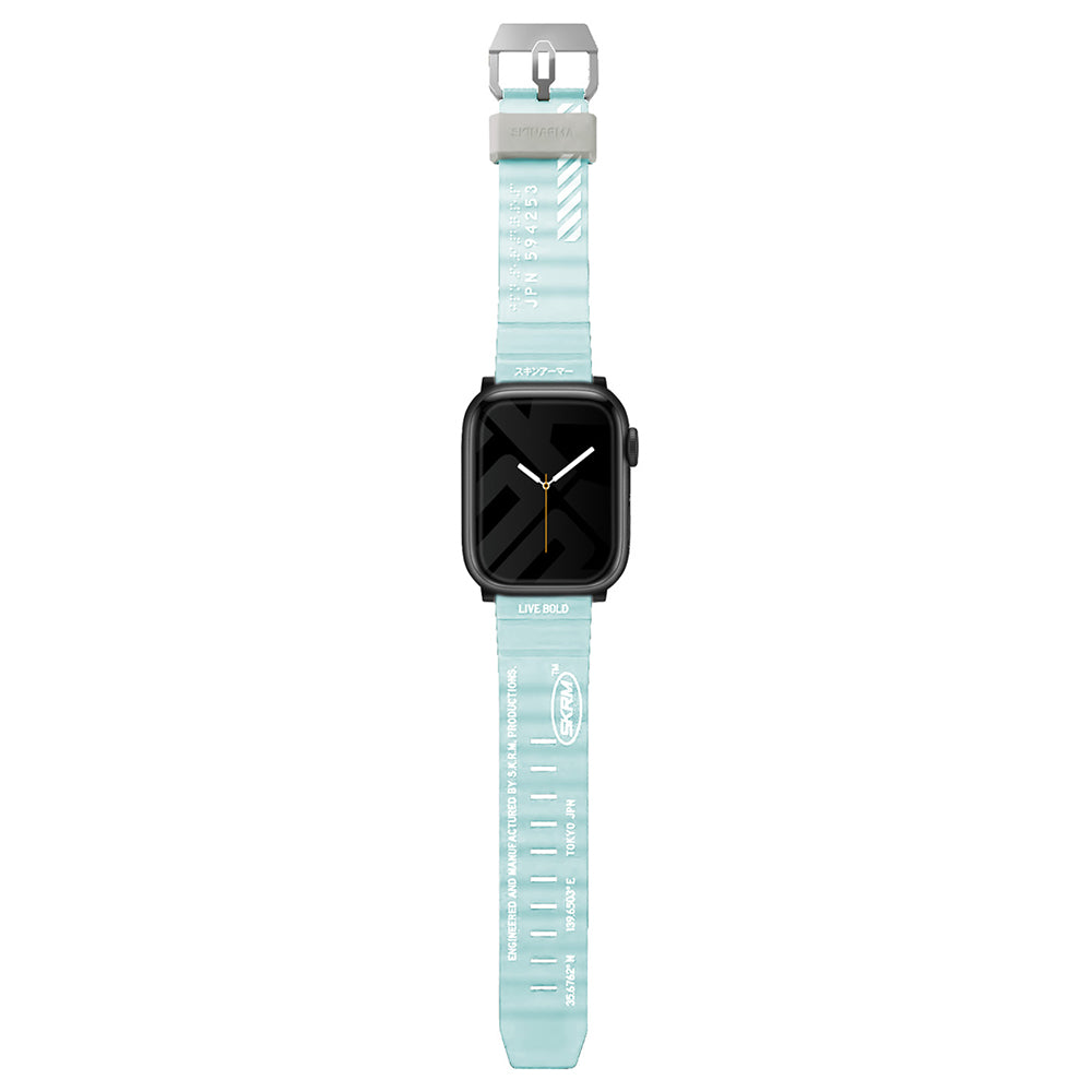 __vg|Mavi Açık|0|8886461243406-01|Apple Watch 42mm SkinArma Shokku Silikon Kordon