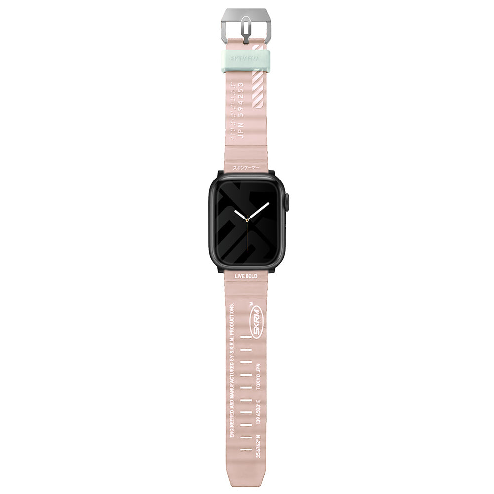 __vg|Pembe Açık|0|8886461243413-01|Apple Watch 42mm SkinArma Shokku Silikon Kordon