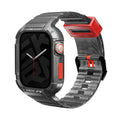 __vg|Füme|0|8886461243437-01|Apple Watch 44mm SkinArma Saido Sert PC Kasa Koruyuculu Silikon Kordon